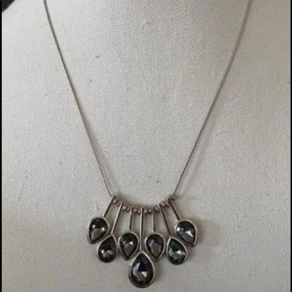 Kenneth Cole Crystal Droplets Necklace, New